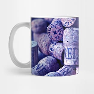 Blue Cork of Champagne Mug